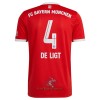 Officiële Voetbalshirt FC Bayern München De Ligt 4 Thuis 2022-23 - Heren